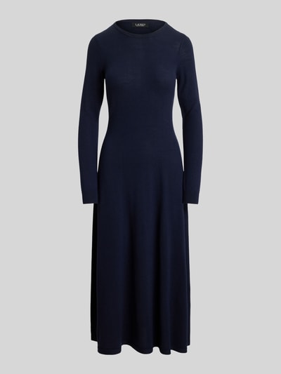 Lauren Ralph Lauren A-lijn vrijetijdsjurk van pure wol model 'VORLEY' Marineblauw - 2