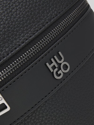 HUGO Umhängetasche in Lederoptik Modell 'QUANTIC_NS ZIP' Black 6
