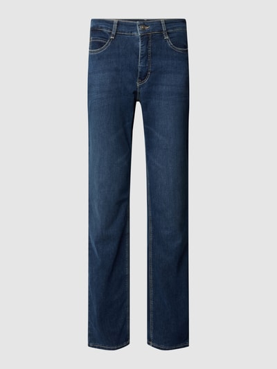 MAC Skinny Fit Jeans im High Waist Stil Blau 1