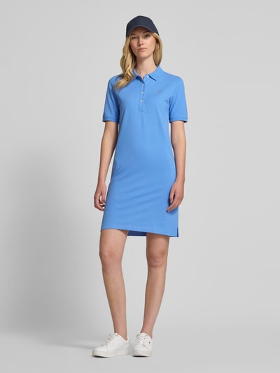Gant Knielanges Polokleid mit Logo-Stitching Royal 1