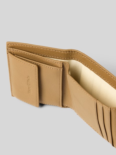 Marc O'Polo Portemonnee van echt rundleer Camel - 3