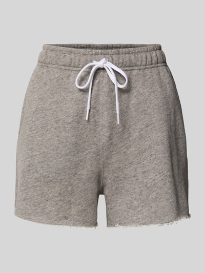 Polo Ralph Lauren Sweatshorts mit ausgefranstem Saum und Gesäßtasche Mittelgrau Melange 2