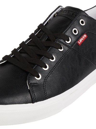 Levi’s® Acc. Sneaker met leerlook Zwart - 2