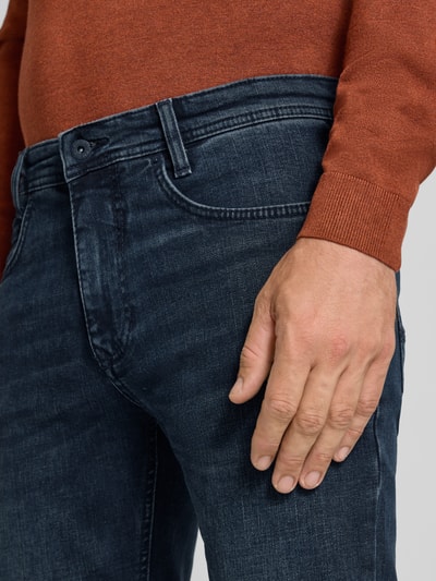 MAC Regular fit jeans, model 'Arne' Donkerblauw - 3