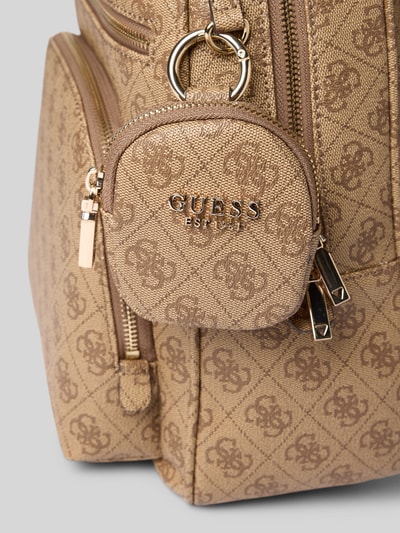Guess Rucksack mit Label-Applikation Modell 'POWER PLAY' Taupe 3
