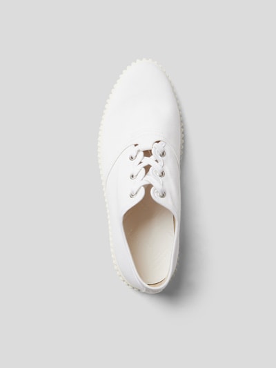 Maison Margiela Sneaker mit Ziernaht Weiß 6
