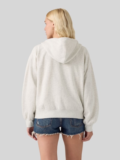 Levi's® Relaxed Fit Sweatjacke aus Baumwoll-Mix Hellgrau Melange 5