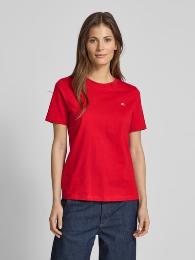 Tommy Hilfiger T-Shirt aus reiner Baumwolle Rot 4