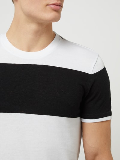 CK Calvin Klein T-Shirt mit Leinen-Anteil  Black 3