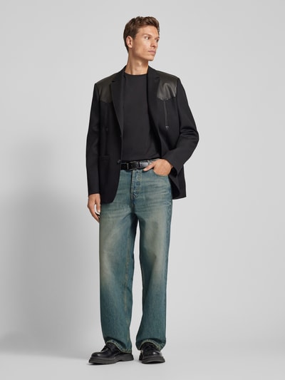 THE KOOPLES Baggy Fit Jeans im 5-Pocket-Design Dunkelblau 1