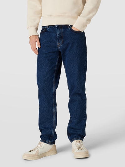 Marc O'Polo Regular fit jeans met labelpatch Blauw - 4