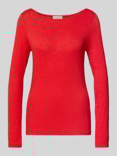 Marc O'Polo Slim fit shirt met lange mouwen van puur katoen  Lichtrood - 2