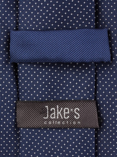 Jake*s Krawatte aus reiner Seide (7 cm) Marine 2