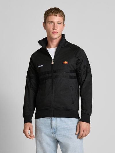 Ellesse Sweatjacke mit Label-Patch Modell 'RIMINI' Black 4