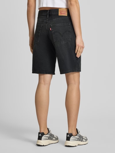 Levi's® Regular Fit Jeansshorts aus reiner Baumwolle Modell 'MIDDY JORT' Black 5