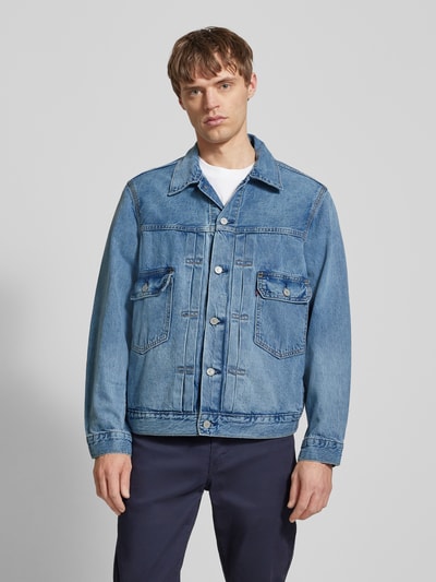 Levi's® Jeansjacke mit Pattentaschen Modell 'TYPE 2' Jeansblau 4