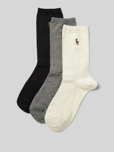 Polo Ralph Lauren Socken mit Logo-Stitching im 3er-Pack Black 1