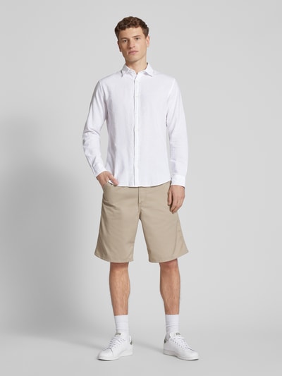 Jack & Jones Freizeithemd mit Knopfleiste Weiss 1