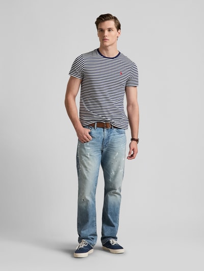 Polo Ralph Lauren T-shirt Slim Fit z czystej bawełny Granatowy 1