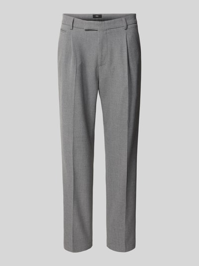 Cinque Pantalon met persplooien en achterzakken Lichtgrijs - 2