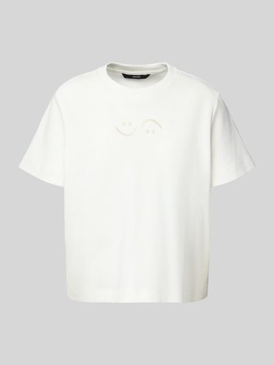 Vero Moda Oversized T-shirt van puur katoen, model 'SARA METTE' Wit - 2
