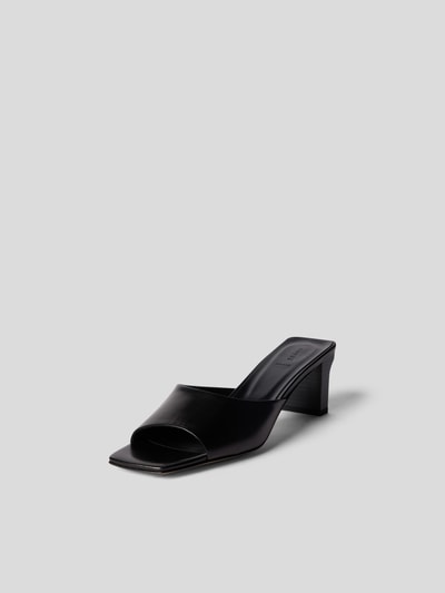 Aeyde Mules aus Leder Schwarz 2
