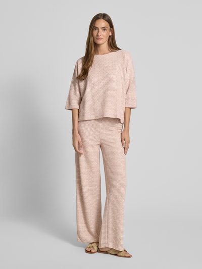 Christian Berg Woman T-Shirt mit überschnittenen Schultern Rosa 1