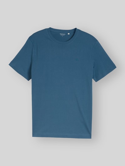 Tom Tailor męski t-shirt o kroju regular fit z czystej bawełny Petrol 2
