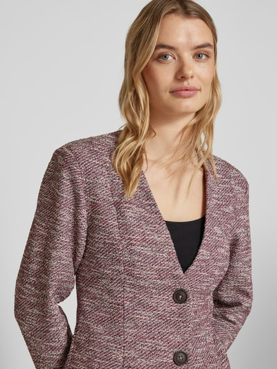 ICHI Blazer mit V-Ausschnitt Modell 'KATE' Pink 3