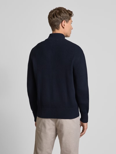 SELECTED HOMME Cardigan met tweewegsritssluiting, model 'DRY' Donkerblauw - 5