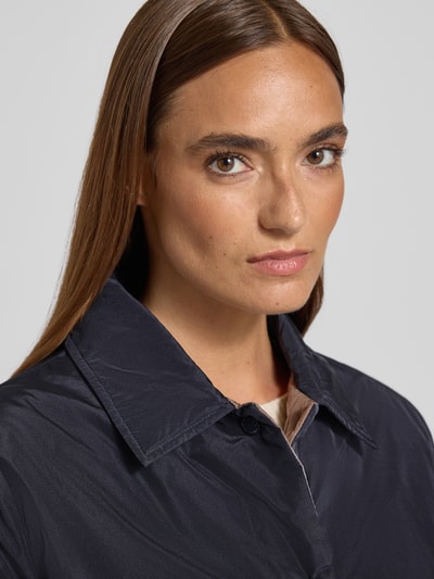 Weekend Max Mara Boxy fit keerbaar jack van ademend materiaal, model 'MIMMA' Marineblauw - 3