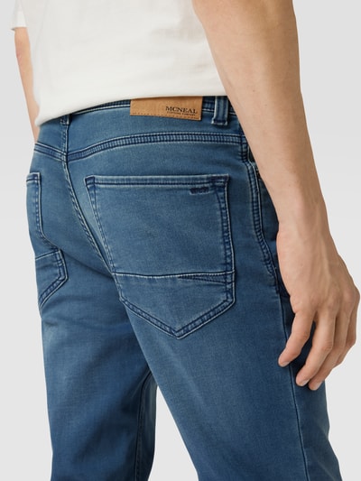 MCNEAL Jeans met labelpatch Rookblauw - 3