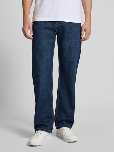 Levi's® Loose straight fit jeans met steekzakken Donkerblauw - 4