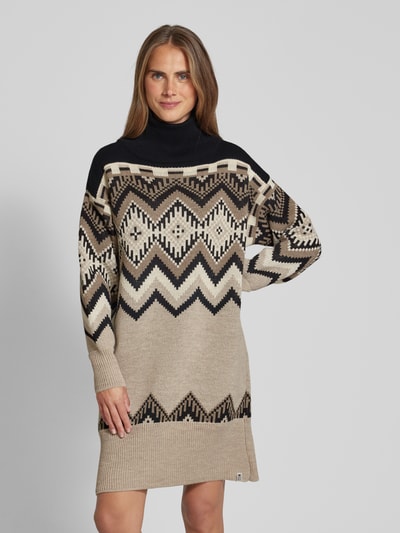 Dale of Norway Strickkleid mit Turtleneck Modell 'SKÅLA' Sand 4