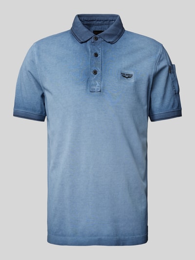 PME Legend Slim fit poloshirt met labelstitching Marineblauw - 2