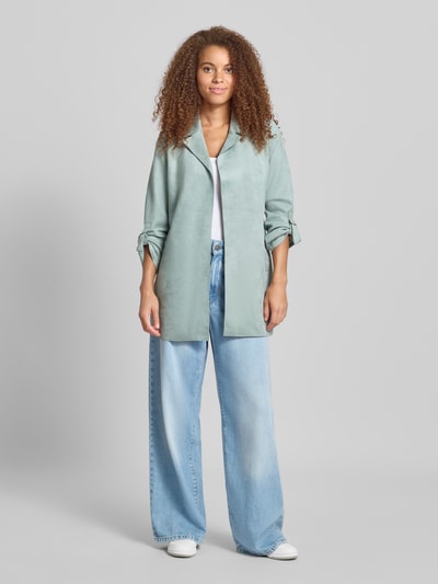 Only Płaszcz o kroju regular fit z efektem weluru model ‘JOLINE’ Trzcinowy 1