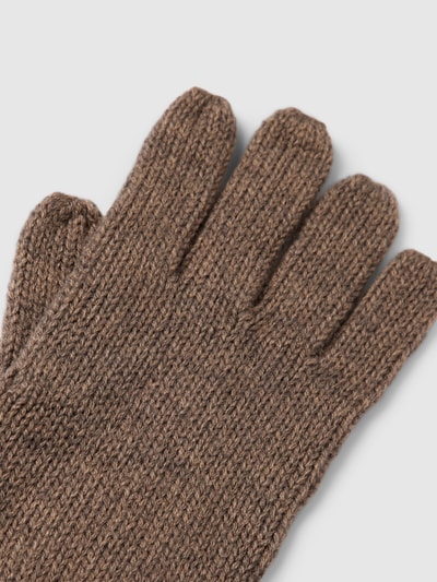 Seeberger Handschuhe in Strick-Optik Taupe 3