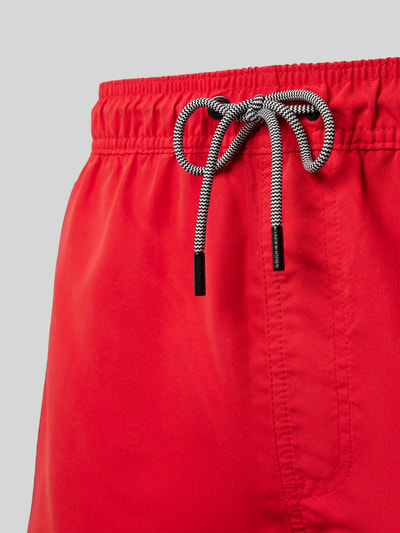 Jack & Jones Badehose mit elastischem Bund Modell 'FIJI' Rot 2