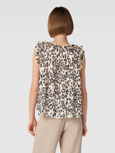 Marc Cain Blusentop mit Rüschen Black 5