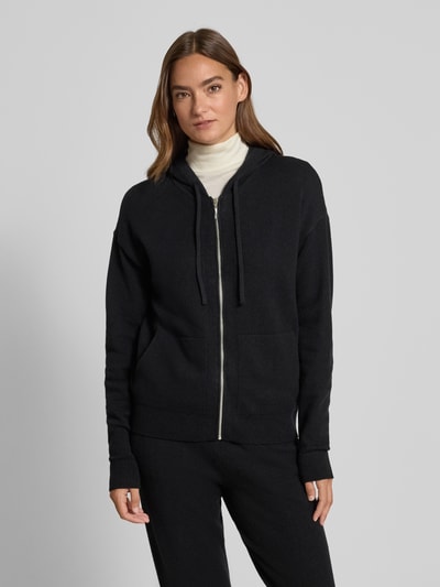 Christian Berg Woman Kurtka z dzianiny z mieszanki wiskozy z kapturem Czarny 4