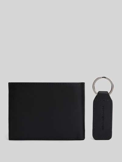 Tommy Hilfiger Portemonnaie aus echtem Leder Black 1