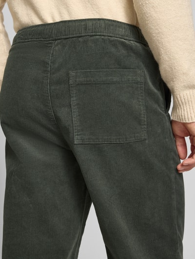 Only & Sons Loose fit corduroy broek van katoenmix, model 'FADE' Lindegroen - 3