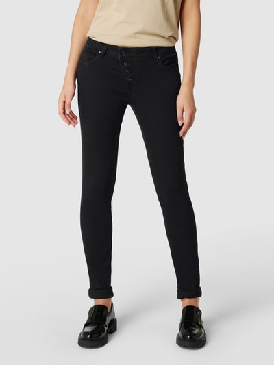 Buena Vista Slim fit jeans met stretch, model 'Malibu' Zwart - 4