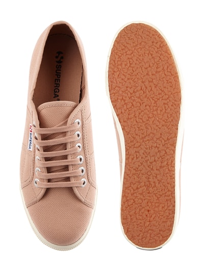 Superga Plateausneaker '2739' van canvas Lichtgeel - 4