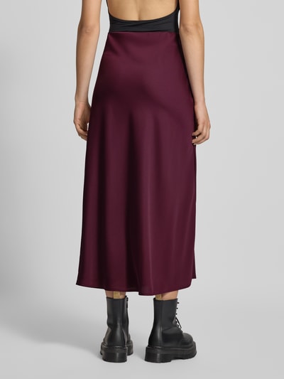 Only Knielanger Rock mit Allover-Muster Modell 'CHIGO' Bordeaux 5