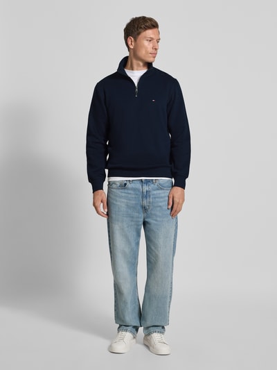 Tommy Hilfiger Pullover aus Baumwoll-Mix Marine 1