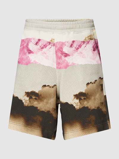 CK Calvin Klein Sweatshorts aus Baumwolle mit Allover-Print Offwhite 2