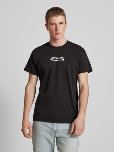 G-Star Raw T-Shirt mit Label-Print Black 4