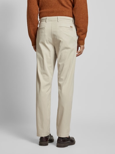 BOSS Orange Regular Fit Chino mit Gürtelschlaufen Beige 5