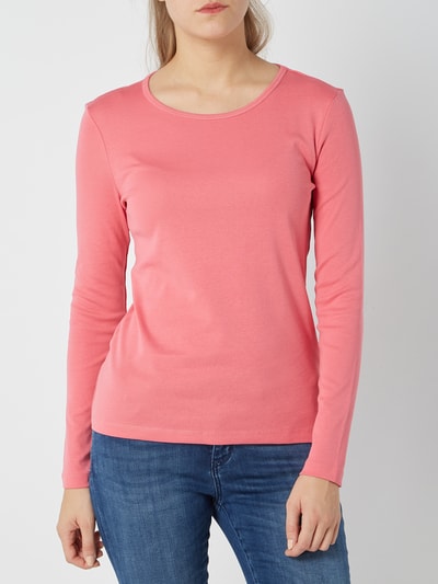 Montego Longsleeve aus reiner Baumwolle Pink 3